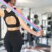 Hydthyl 6FT Yoga Strap with Adjustable D-Ring Buckle - Durable Exercise Belt for Yoga & More | Butterfly Purple | Includes Carry Bag - Buy Online on GoSupps.com