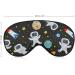 Colorful Astronaut Sleep Mask for Men & Women - Comfortable Eye Mask with Adjustable Strap for Night Sleep | Space Theme Blindfold - Buy Online on GoSupps.com
