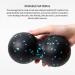 Double Ball Massage Ball for Yoga & Physiotherapy | Deep Tissue Pain Relief | Portable Fascia Training for Neck Back & Legs - 6.3 x 3.15 inch - Buy Online on GoSupps.com