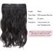 12 Inch Dark Brown Invisible Wire Synthetic Hair Extension for Women - Natural Wavy Hair Piece - Buy Online on GoSupps.com