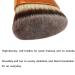 Flat Top Kabuki Foundation Brush - Perfect for Blending Liquid & Cream Makeup | Flawless Finish & Buffing - Gold Finish | International Shipping Available - Buy Online on GoSupps.com
