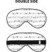 Buy Reusable Soft Sleep Mask Eye for Men & Women - Blackout Eye Cover for Better Sleep Travel & Camping - Perfect Gifts in Black & White Birds - Buy Online on GoSupps.com