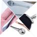 Double-End Facial Mask Spoon Set - Portable Beauty Scoop & Eye Cream Applicator | 9.6x3.5cm Silver - Buy Online on GoSupps.com