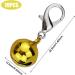 LAMXD 10 Pcs Cat Dog Collar Bells Jingle Bell for Cat Collar Dog Collar Charms Colourful Pet Small Bells with Clasps Pet Collar Accessories Festival Party DIY Crafts Decoration - Buy Online on GoSupps.com