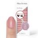Original Miss Sophie Nail Foils Soft Touch I 24 Ultra-D nne Nail polish stripes single-color soft touch I for finger and toenails I sticks to natural and painted acrylic gel & shellac nails