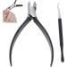 Verdant Touch Ingrown Toenail Nippers Stainless Steel Toenail Nippers and Lifter Set for Ingrown Nail Care Professional Pedicure Tools Black - Buy Online on GoSupps.com