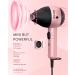 Dual Voltage Travel Hair Dryer - Lightweight Compact 1000W Blow Dryer with European Plug - Perfect for Women & Kids International Travel - Buy Online on GoSupps.com