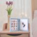 Mikytoper Baby Hand and Footprint Kit - Anniversary Growth Record Baby Gift with Reusable Ink Cartridge Photo Frame - Foldable Blue - Buy Online on GoSupps.com
