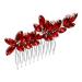 Baluue Rhinestone Hair Comb Bride Comb Clip Decorative Wedding Bridal Hair Comb Clip
