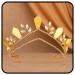 Zoestar Rhinestone Tiaras and Crowns Gold Mirror Tiara Headband Crystal Bridal Headwear for Women