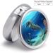 Portable 3 Compartment Pill Box with Seahorse Design - Travel-Friendly Medicine Organizer for Purse & Pocket - Buy Online on GoSupps.com