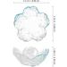 Baluue Glass Nail Soaking Bowl Flower Finger Bowl Nail Gel Polish Remover Bowl Manicure Soaker Bowl for Fingernail Toenail Caring Soak Off - Buy Online on GoSupps.com