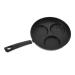 Milisten 2 Pcs Omelet Pan Induction Cooker Pan Mini Skillet Egg Frying Pan Breakfast Skillet Pan Heart Shaped Kitchenware Ceramic Bakeware Omelette Pan 3 Egg Burger Plate Multifunction Iron 39X22X3cmx2pcs Blackx2pcs