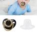 Schnuller Clip Set for Newborns | Pollutant-Free Bling Pacifier | Exquisite Souvenir for 6-18 Months | Perfect for Photo Moments (Black M) - Buy Online on GoSupps.com
