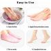Silicone Socks 3 Pairs Moisturizing Socks Women Foot Spa Pedicure Silicone Socks Soft Gel Heel Socks Silicone Foot Moisturising Socks for Women Dry Cracked Feet (3 Pairs) - Buy Online on GoSupps.com