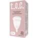 T.O.C. Menstrual Cup - Medical Silicone Washable Period Cup Size S (21ml) with Cotton Storage Bag - Latex-Free BPA-Free Plasticizer-Free Perfume-Free - Buy Online on GoSupps.com