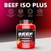OUT ANGLED Beef Iso Plus Zero Fat Zero Sugar 90% Beef Protein Isolate 1.8kg - Pineapple Orange Flavor with Enhanced Amino Acids and Coenzyme Q10 - Buy Online on GoSupps.com