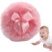 fluff'y Plush Body Puff - Baby Powder Body Puff | Soft Round Body Cosmetic Powder Loose Puff With Ribbon Bow fluff'y Powder PUFF'S For Powder For Body Body Powder Applicator For Baby Kid Adult Pink - Buy Online on GoSupps.com
