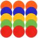 TuXHui Spot Markers 9 Inch 10 Inch Non Slip Rubber Agility Markers Flat Field Cones Floor Dots for Soccer Basketball Sports Speed Agility Training and Drills 9inch 15pcs 5colors