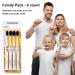 VEMIGON Extra Soft Toothbrush for Sensitive Teeth - Wide Head Soft Toothbrushes for Adults - Activated Charcoal Bristles - Whitening & Gentle Cleaning - Ideal for Braces - 4PCS - Buy Online on GoSupps.com