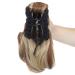 Tess Ponytail Hair Extensions | Clip-In Synthetic Wavy 12 (30cm) - 110g Light Brown/Medium Blonde for Braids - Buy Online on GoSupps.com