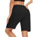 DIBAOLONG Women's Comfy Drawstring Bermuda Shorts with 3 Pockets - Black, Large - Buy Online on GoSupps.com