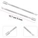 4 Pieces Cuticle Pusher and Cuticle Cutter Stainless Steel Cuticle Remover Tool for Nail Exfoliation Gel Nail Removal Cuticle Pusher Set Cuticle Cutter for Fingernails and Toenails - Buy Online on GoSupps.com