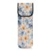 Flashideas Flower Curling Iron Holder Heat Resistant Neoprene Curling Iron Cover Bag with Pocket Curling Iron Organizers and Storage for Hair Straightener Curling Iron Flat Iron and Hot Hair Tools