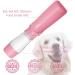 Portable Dog Water Bottle for Travel - Foldable Pet Dispenser with Food Container | Durable & Leak-Proof - Pink - Buy Online on GoSupps.com