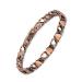 Jeracol Copper Magnetic Bracelets for Women 99.99% Solid Copper Women Wristband with Ultra Strength 3500 Guass Magnets Adjustable Size Brazaletes with Remove Tool & Gift Box A-love Heart Design