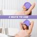 Healstok Headache Migraine Hat - Cold & Hot Therapy Ice Pack for Headaches - Purple - Buy Online on GoSupps.com