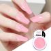 Solid Nail Glue Gel Hard Nail Extension | No-Sticky Hand Building Gel Art Modeling Sculpture Gel Nail for Home Nail Salon Pink - Buy Online on GoSupps.com