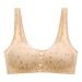 Anti Sags BH Bustier Women Skin Colors Minimizer-BH Seamless front closure Push Up BH Without Bracket Strong Supplement Sport Bh Comfy Airy T-Shirt BH Stylish Seamless BH Inspection 44 Beige