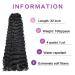 Silike Synthetic 32 Crochet Hair Deep Wave Braiding Extension 4 Pack - Long Ocean Wave Style - Soft Human Hair Feel - 1B Color - Buy Online on GoSupps.com