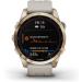 Garmin Fenix 7S Sapphire Solar Smaller Adventure Smartwatch - Cream Gold Titanium - Buy Online on GoSupps.com