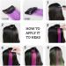 Vebetter Coloured Hair Extensions Clips 24 Pieces Colourful Hair Extensions Clip Rainbow Colour Straight Synthetic Hairpiece Party Highlights Colourful Clip in Hair Extensions for Women Girls  - Buy Online on GoSupps.com
