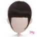 Bangs Hair Clip Bangs Hair for Women Bangs Hair Clip Extension Brazilian Human Hair Blunt Bangs Clip In Thick Natural Hair Extension Non-Remy Clip-In Neat Bang Hairpieces Bangs Clip in Hair (Color : Natural Color 20g T - Buy Online on GoSupps.com