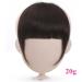 Bangs Bangs Hair for Women Bangs Hair Clip Extension Brazilian Human Hair Blunt Bangs Clip In Thick Natural Hair Extension Non-Remy Clip-In Neat Bang Hairpieces for Women Curved Bangs for Daily Wear 1B Black 12g T - Buy Online on GoSupps.com