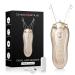 Threading Facial Hair Remover, Hair Removal for Women Face, Electric Women's Beauty Epilator with Cotton Thread for Upper Lip, Chin, Forearm (Gold)