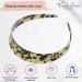 French Amie Ultracomfort Wide 1 1/4 Celluloid Handmade Headband - White - Made in France - Buy Online on GoSupps.com