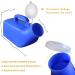 Urinals for Men Thick Firm Portable Urinal Urine Collection for Incontinence Elderly Travel Bottle and Emergency (Blue) 2 Packs-1200ml Happy - Buy Online on GoSupps.com