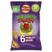 Walkers Monster Munch Pickled Onion Multipack Crisps 6x20g | Pickled Onion Flavour Baked Corn Snacks | Suitable for vegetarians | Baked not fried and contain no artificial colours