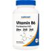 Nutricost Vitamin B6 (Pyridoxine HCl) 25mg, 240 Capsules - Non-GMO, Gluten Free and Vegetarian Friendly