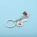 Ensianth Dog Keychain - Perfect Gifts for Dog Lovers | Puppy Paw Print Keyring for Dog Owners Mom & Dad | French Bulldog Keychain - Buy Online on GoSupps.com
