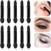 Fpoqbod 10Pcs Makeup Double-end Eye Shadow Eyeliner Brush Sponge Applicator Tool (Black) - Buy Online on GoSupps.com