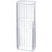 Joberio Portable Acrylic QTIP Holder & Travel Case - Clear Storage Box for Cotton Swabs Dental Floss & Hair Accessories - Buy Online on GoSupps.com