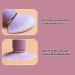Wpsagek Retractable Foundation Brush - Compact Powder Brush Portable Face Brush with Lid for Foundation Blush Bronzer & Powder Travel Friendly purple - Buy Online on GoSupps.com