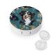 Contact Lens Case Dog Print Plastic Contact Lens Case contact Lens Care Box ontact Lens Travel Box