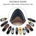 Dr.Foot Heel Grips - Self-Adhesive Heel Cushion Inserts for Men and Women | Prevent Heel Slipping, Rubbing, Blisters, and Foot Pain | Improve Shoe Fit - 2 pairs + Bonus Shoe Horn in Black - Buy Online on GoSupps.com