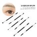Shop Housoutil 18 Pcs Eyebrow Brush Set - Double Ended Spoolie & Mascara Tools for Perfect Eye Makeup | International Shipping - Buy Online on GoSupps.com